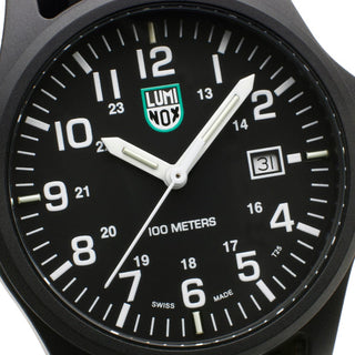 Patagonia CARBONOX™, 43 mm, G-Collection watch - X2.2401.NB	, Detail view of the watch dial