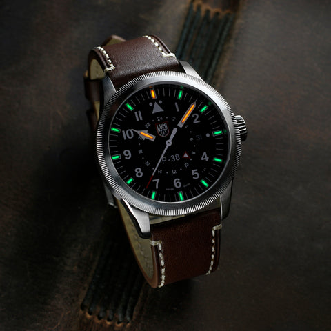 P-38 Lightning™  Gmt 9520, 42MM, - XA.9521