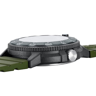 Original Navy SEAL, 43 mm, Dive Watch - 3013.EVO.S	, Side view with crown and strap
