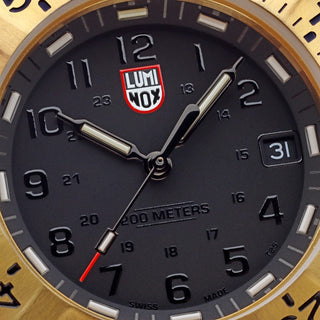 Navy SEAL Foundation, 43 mm, Military Dive Watch - 3221.NSF	,Detail view of the watch dial